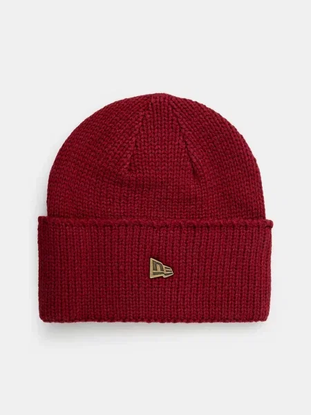 Kapa s dodatkom vune New Era WIDE CUFF BEANIE bordo