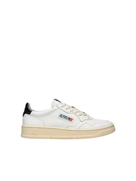 Sneakers Autry Medalist Low Man Leat/ Leat Wht/ Black EUR 42 białe