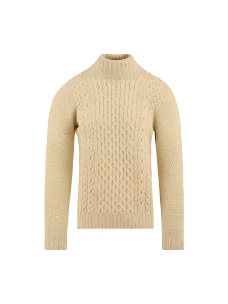 Sweter Drumohr biały