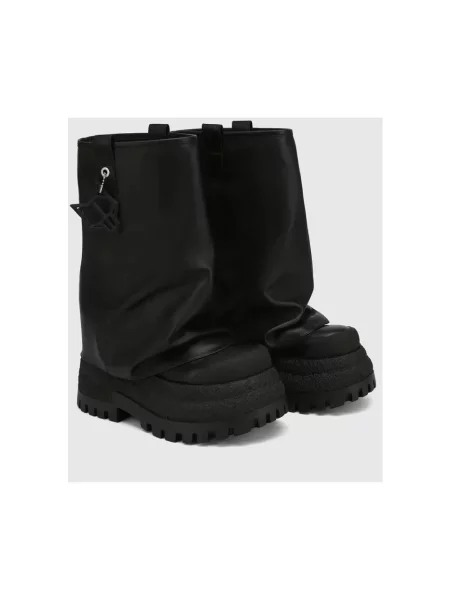 Naked Wolfe buty skórzane Disturb czarne