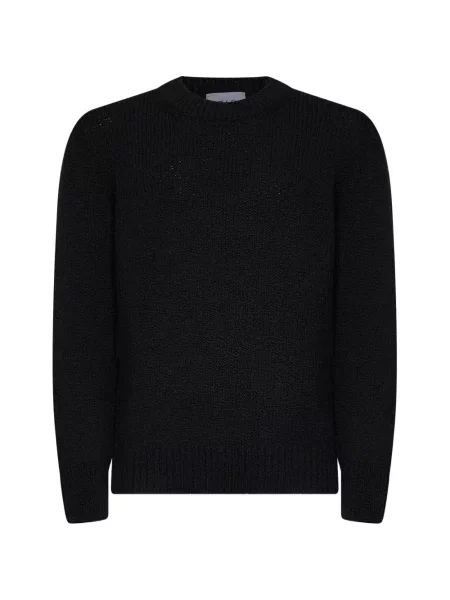 Pulover D4.0 cu decolteu rotund negru