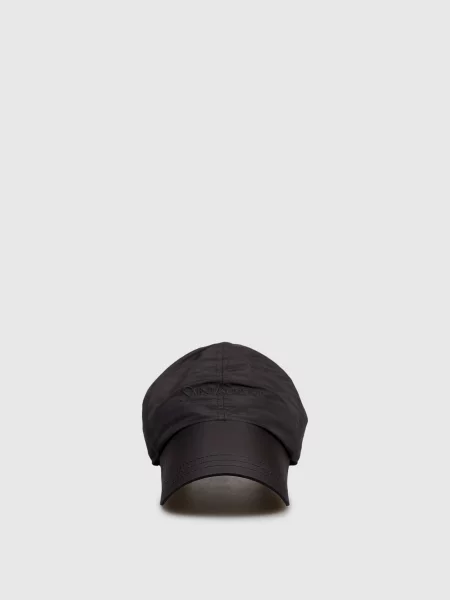 Кепка з вишивкою логотипа Saint Laurent чорна
