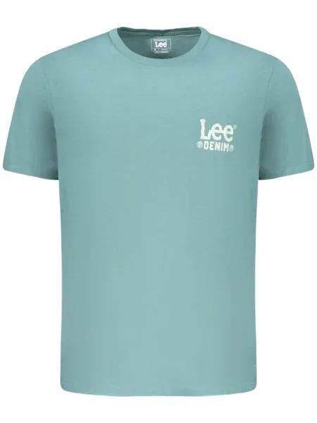 Lee Tricou verde petrol alb