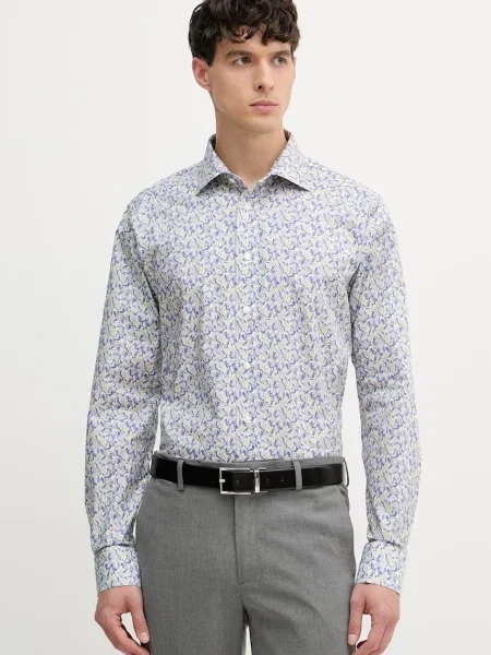 Eton cămașă pentru bărbați din violet