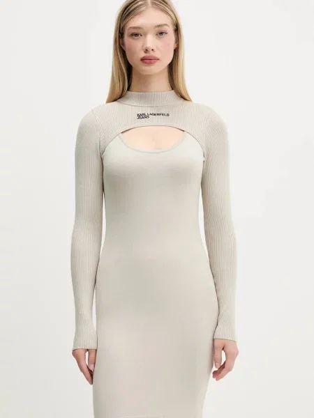 Karl Lagerfeld Jeans Haljina bež