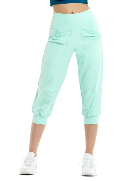 Winshape Pantaloni sport mentă verde
