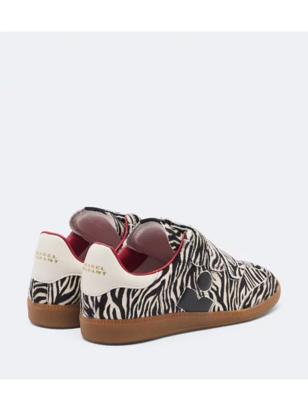 Sneakerși Isabel Marant cu imagine cu model zebră