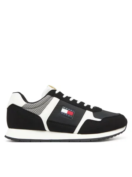 Buty Tommy Jeans Runner Casual black czarne