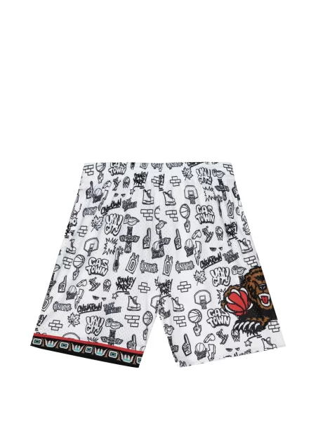 Pantaloni scurți Mitchell & Ness alb