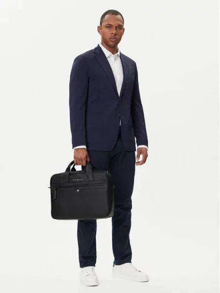 Torba na laptopa Tommy Hilfiger czarna