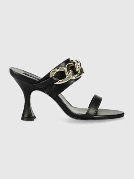 Кожени чехли Patrizia Pepe черно