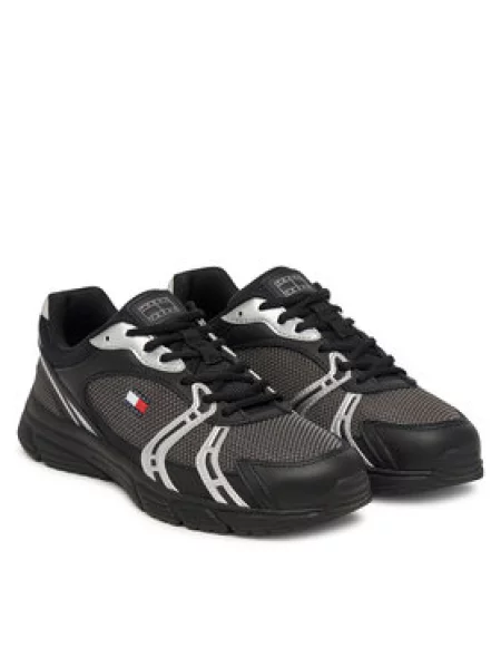 Tenisice Tommy Jeans Tjw Modern Runner crna