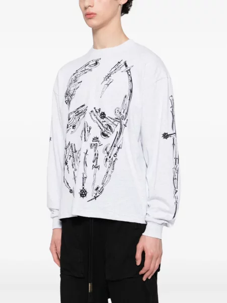 Tricou Warren Lotas cu imagine gri