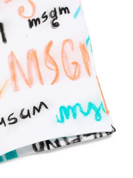 Szorty dziecięce Msgm białe
