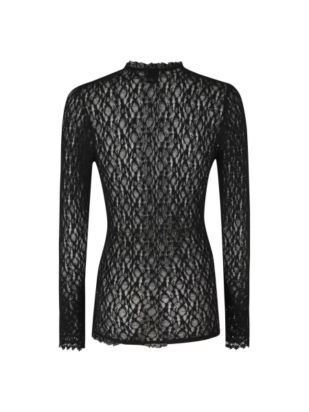 Długi top Isabel Marant z długim rękawem czarny