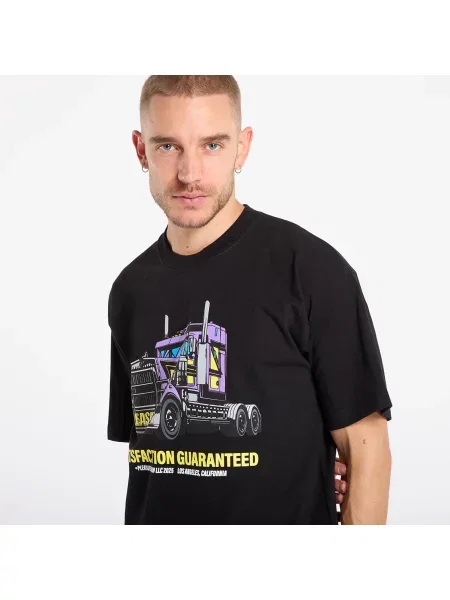 Тениска PLEASURES Big Load T-Shirt Black M черно