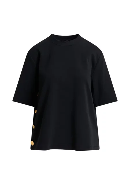 Tricou Essentiel Antwerp cu decolteu rotund negru