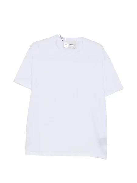 Tricou Amaranto cu decolteu rotund alb