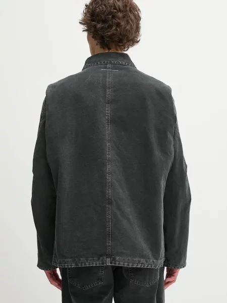 Maison Margiela geacă jeans negru