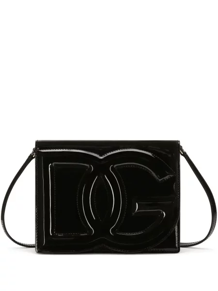 Geanta de piele Dolce & Gabbana din piele negru