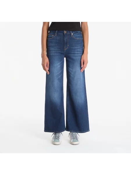 Τζιν GUESS Bellflower Jeans Black μαύρο
