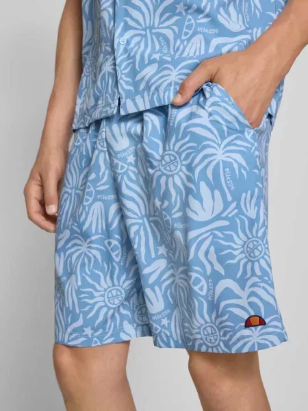 Szorty o kroju relaxed fit z naszywką z logo model ‘SCORCHANO’