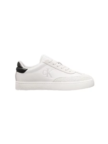 Sneakersy Calvin Klein skórzane klasyczne białe