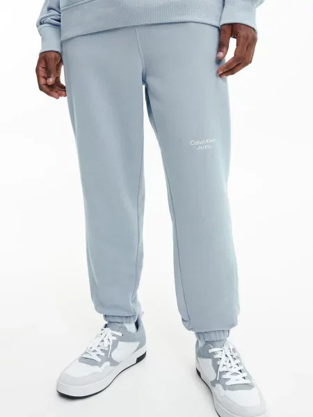 Спортивні штани Calvin Klein Jeans блакитні