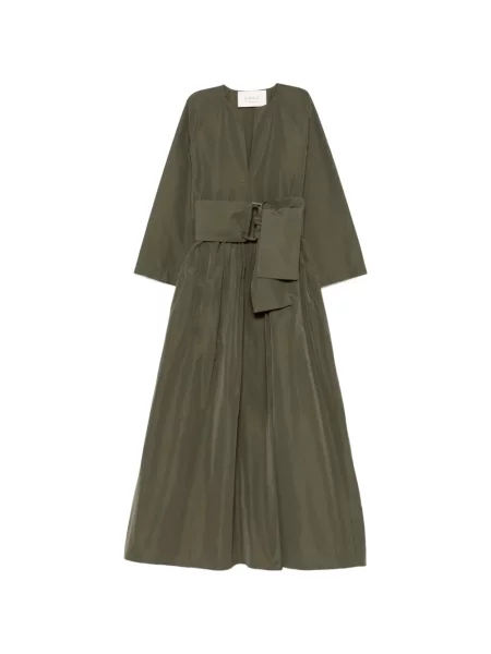 Cu centură rochie maxi Co.go verde