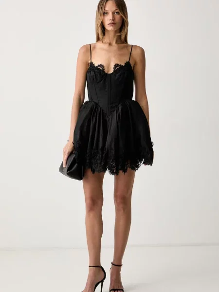 Bardot rochie ASHTA negru