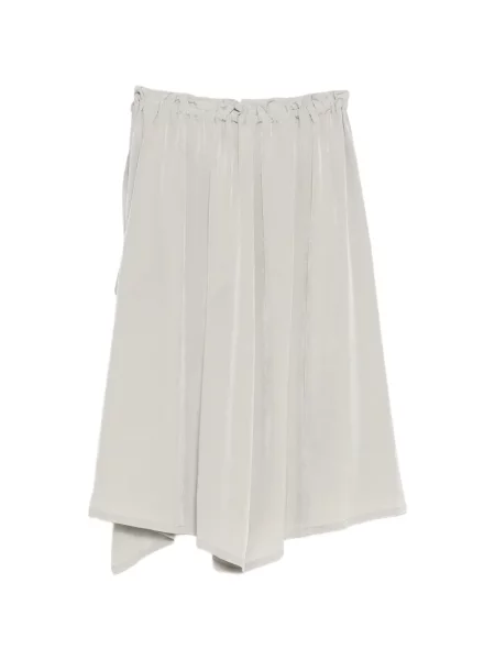 Pantaloni Y's din crep gri
