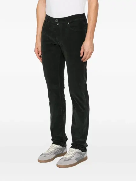 Pantaloni Jacob Cohën de catifea cord verde