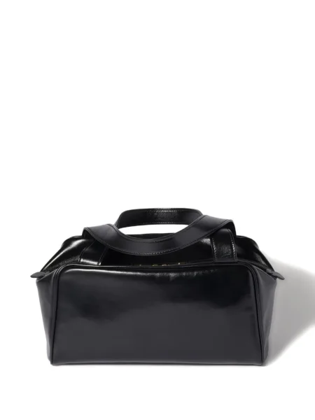 Geanta de piele Miu Miu din piele negru