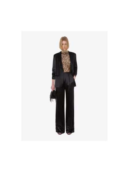 Spodnie Alberta Ferretti czarne