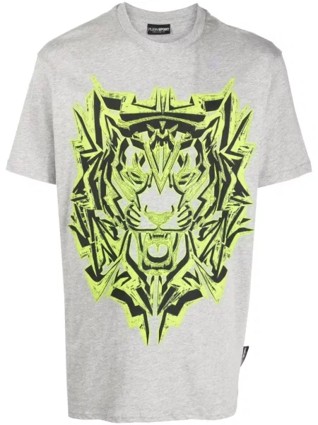 Tricou Plein Sport cu dungi de tigru