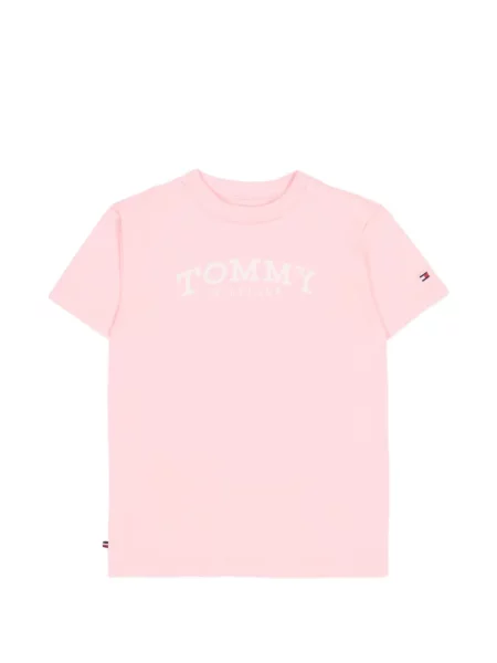 Koszulka dziecięca Tommy Hilfiger różowa