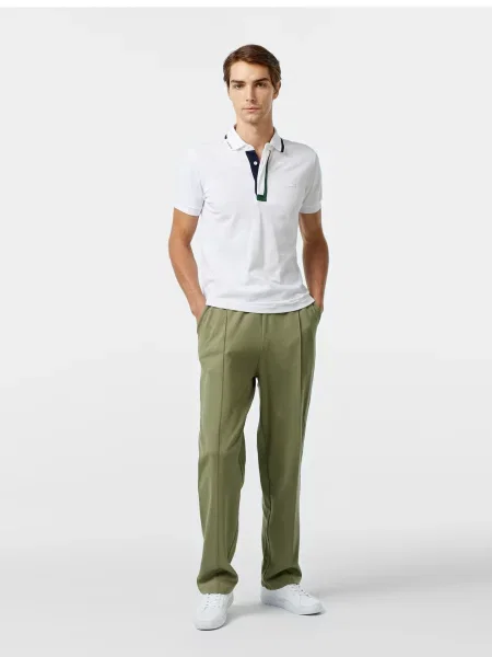 Чиносы Lacoste зеленые