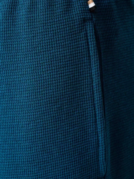 BOSS спортен панталон мъжки Waffle Pants Cuff виолетово