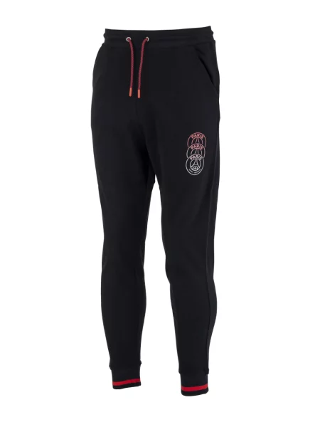 Spodnie dresowe PSG męskie Sweatpants czarne