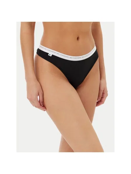 Стрінги Lacoste чорні