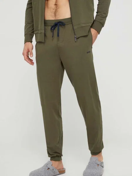 Hlače lounge BOSS zelena