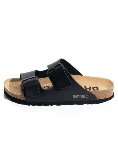 Bayton Pantofle Atlas kámen černá