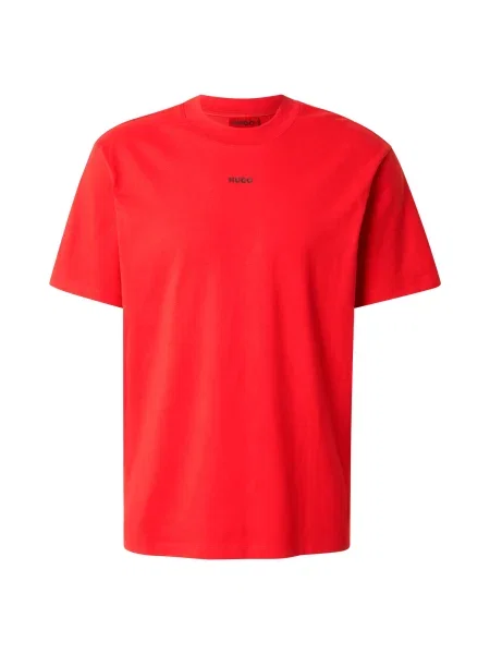 HUGO Tricou Dapolino Roz roșu