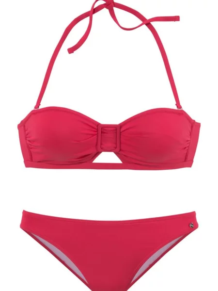 S.Oliver Costum de baie două piese pitaya roz