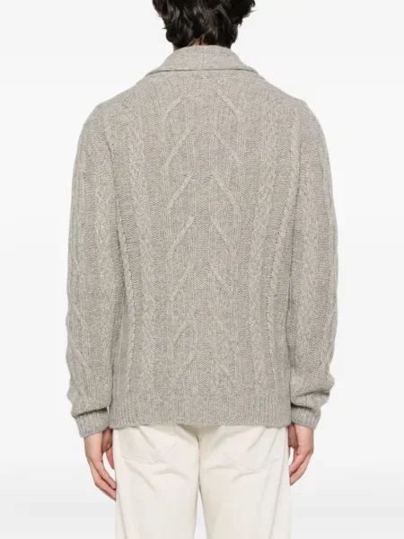 Cardigan Fedeli tricotate gri