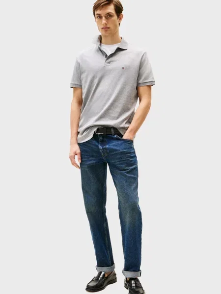 Поло Tommy Hilfiger серое