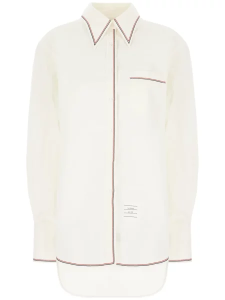 Cămașă Thom Browne cu dungi alb