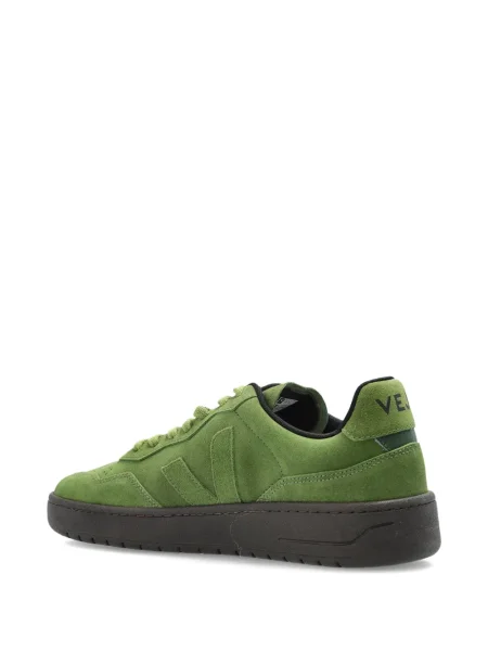 Sneakerși Veja din piele de căprioară verde