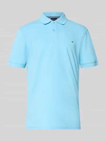 Koszulka polo o kroju regular fit z haftem Christian Berg Men