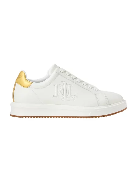 Sneakersy Ralph Lauren skórzane białe